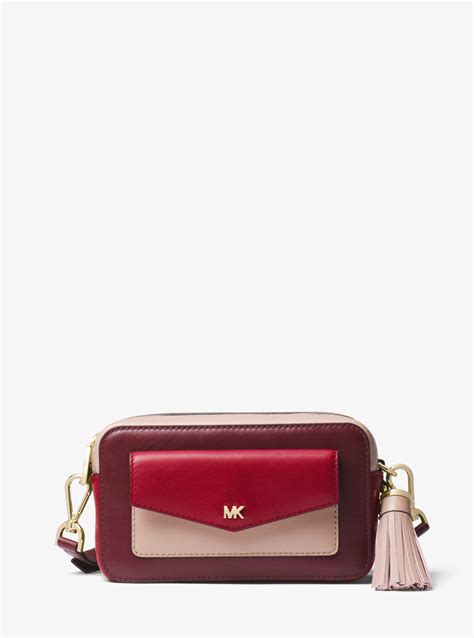 michael kors tri color camera bag|Michael Kors bradshaw camera bag.